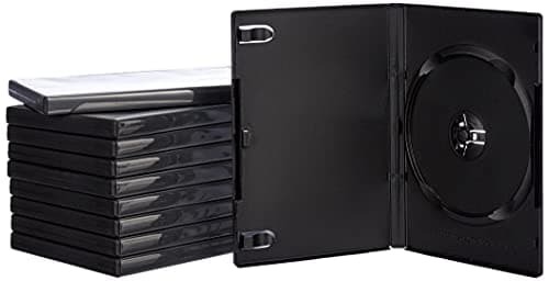 Image of Hama DVD Jewel Cases with Foil | 10 Pack | Black
