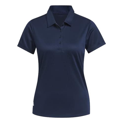 Image of adidas Women's Women's Solid Performance Short Sleeve Polo Shirt, Collegiate Navy, L