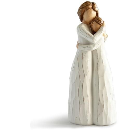 Image of GemsLives Mum Birthday Gift from Daughter – Mother and Daughter Figurine, Mother’s Day, Christmas & Thanksgiving Gifts for Mum 20cm Figurines