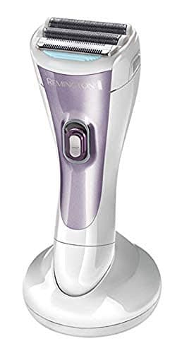Image of Remington Cordless Electric Lady Shaver for Women (Rechargeable, 30 Minute Usage, Wet & Dry, Showerproof, Moisturising Strip with Aloe Vera, Bikini Attachment, Storage Pouch, Cleaning Brush) WDF4840
