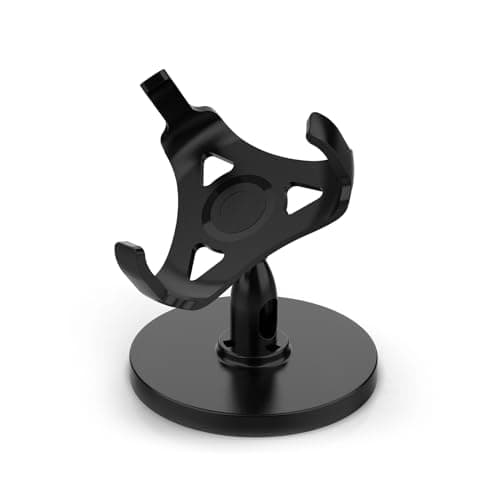 Image of Fdit Mini Desktop Speaker Mount, 360 Degree Rotatable Design Table Stand with Silicone Pad and Three Clips, Suitable for Echo Dot 3rd Desktop Brackett