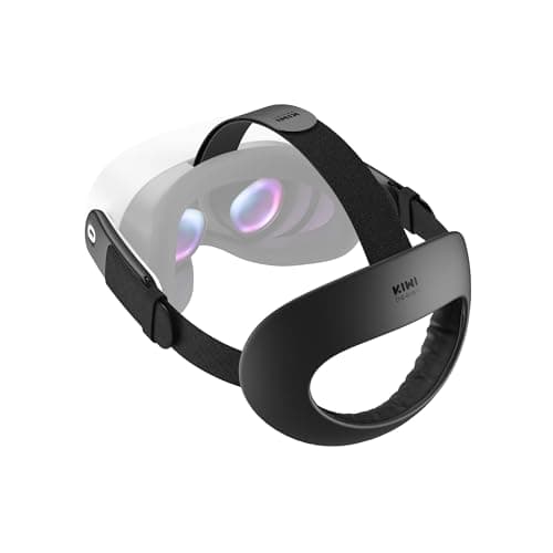 Image of KIWI design K4 Flex Head Strap for Meta Quest 3/3S, Adjustable Elite Strap Replacement with Smart Elastic Bands, Pressure-Relief Padding for Lying Down & Travel (Non-Battery Edition)