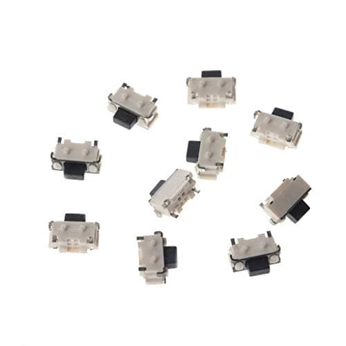 Image of 10 Pcs / 1 Set Side Push Button Tact Switch 2x4x3.5mm Push Button Switch on Off Waterproof Momentary Led Control Rocker Lever Handle Start Stop Dimmer Detector Sensor