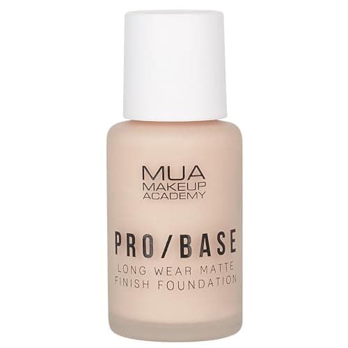 Image of MUA Makeup Academy Pro/Base Full Coverage Long Wear Matte Finish Foundation, Shade #120, 30 ml - Vegan & Cruelty Free