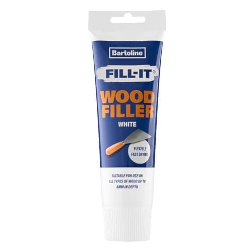 Image of Bartoline Ready Mixed Wood Filler 330g Tube White