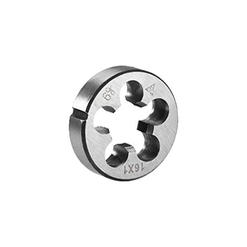 Image of sourcing map M16 X 1 Metric Round Die, Machine Thread Right Hand Threading Die, Alloy Steel Screw Thread Cutting Die
