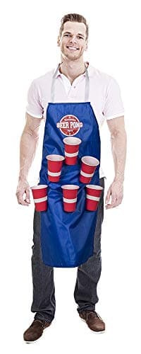 Image of ootb - Beer Pong Kitchen Apron, 80 x 50 cm, with 4 Balls and 6 Glasses, for Approx. 450 ml, 78/83072