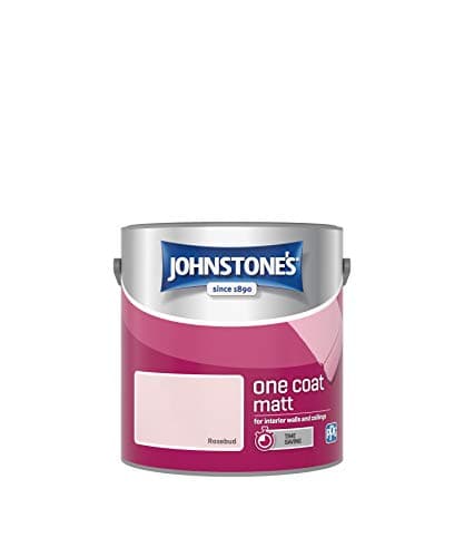 Image of Johnstone's One Coat Matt Emulsion Paint - Rosebud 2.5L
