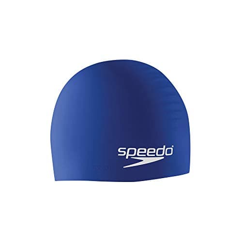 Image of Speedo Unisex-Youth Swim Cap Silicone Junior, Royal Blue
