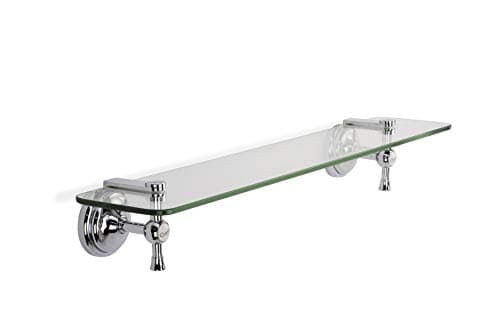 Image of Croydex Flexi-Fix 1919 Easy to Fit Glass Shelf
