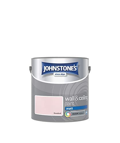Image of Johnstone's - Wall and Ceiling Paint Matt - Interior Paint - Contemporary Finish - Suitable for Interior Walls and Ceilings - Rosebud - 2.5 L