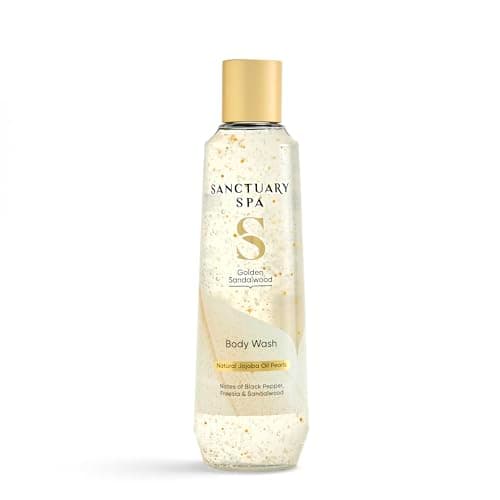 Image of Sanctuary Spa Golden Sandalwood Body Wash, Body Care, Shower, Body Wash, Shower Gel Vegan and Cruelty Free 60ml