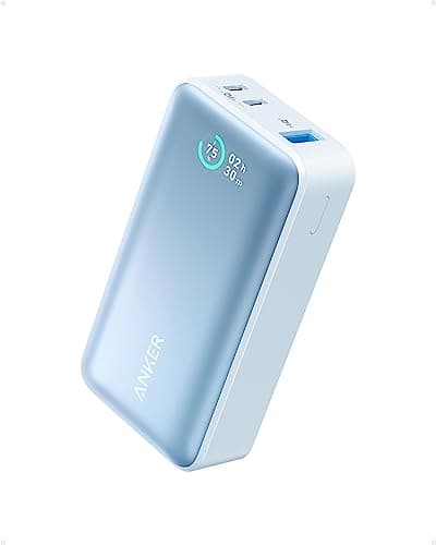 Image of Anker Power Bank, 533 Power Bank (PowerCore 30W), Power IQ 3.0 Portable Charger with PD 30W Max Output, 10,000mAh Battery Pack for iPhone 16/15/14/13 Series, Dell, Microsoft Surface, iPad Pro,and More