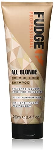 Image of Fudge Professional All Blonde Colour Lock Shampoo, Blonde Colour Protection, Bond Repair Technology, 250 ml