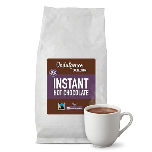 Image of Indulgence Collection - Instant Hot Chocolate 1kg - Premium, Sustainable Cocoa Powder - Quick and Convenient Fairtrade Choco Drink - Rich and Velvety Drinking Chocolates, Perfect for Any Occasion