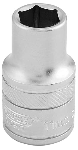 Image of Draper 16600 1/2" Square Drive 6 Point Socket, 11mm Size