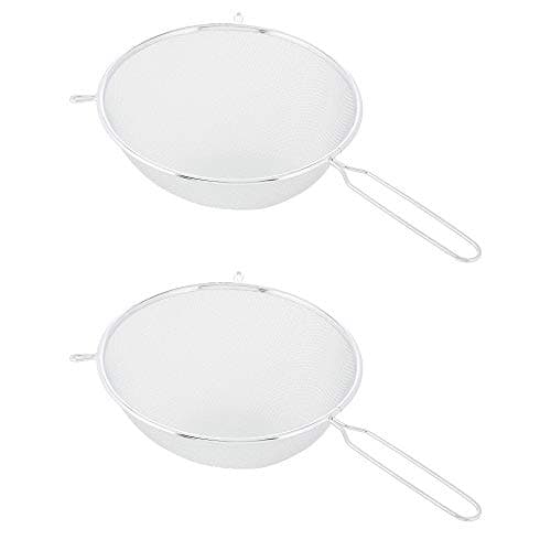 Image of Chef Aid Kitchen Strainer with Handle Ideal for Straining Liquid from Food 24cm (Pack of 2)