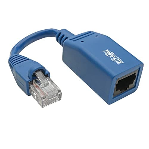Image of Tripp Lite N034-05N-BL Cisco Console Rollover Cable Adapter (RJ45 M/F) - Blue, 5 in.