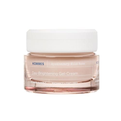 Image of KORRES APOTHECARY WILD ROSE Gel Cream for Radiant Complexion - Normal Skin and Combination Skin, 40 ml, Dermatologically Tested, Vegan