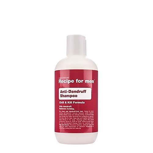 Image of RECIPE FOR MEN Anti-Dandruff Shampoo - Cooling Formula for Flake-Free, Healthy Hair, Soothes & Relieves Scalp, made in Sweden, 250 ml
