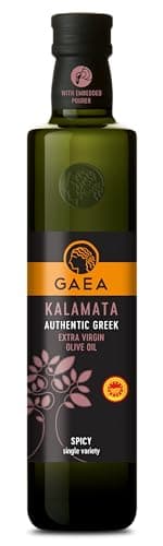 Image of Gaea Kalamata Authentic Greek Extra Virgin Olive Oil 500ml – Cold Pressed EVOO from Kalamata Olives for Salads, Cooking, Dipping & Drizzling – Mediterranean Olive Oil - Single Pack 1 x 500ml