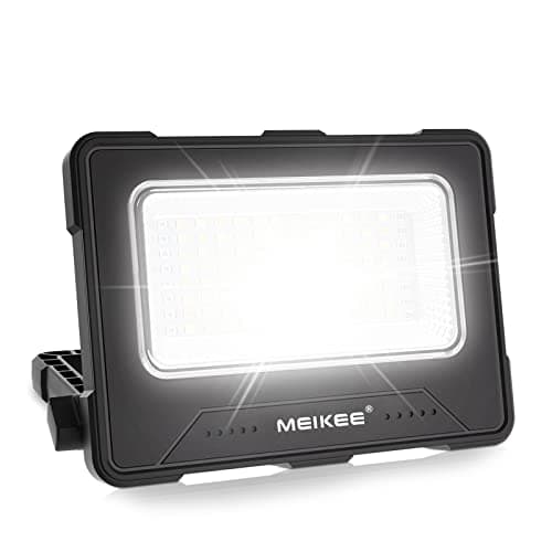 Image of MEIKEE 80W Rechargeable Portable Camping Work Light 1000 Lumen 10000mAh Solar Floodlight Adjustable Folding LED for Emergency, Car Repair, Hiking, Cycling, Fishing, Job Site