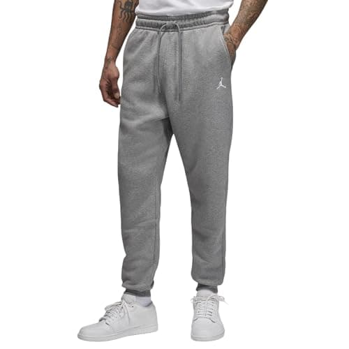Image of Jordan Mens Essentials Pants, Carbon Heather/White, XL EU