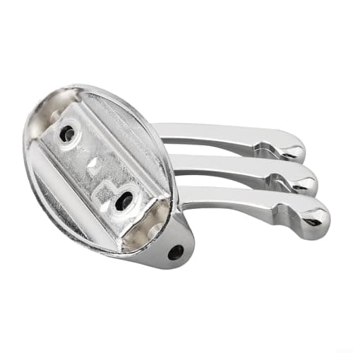Image of Swivel Towel Hook with 3 Folding Arms – Wall-Mount Robe & Coat Hanger for Bathroom, Home & RV – Zinc Alloy Space-Saving Storage Rack(CHROME)