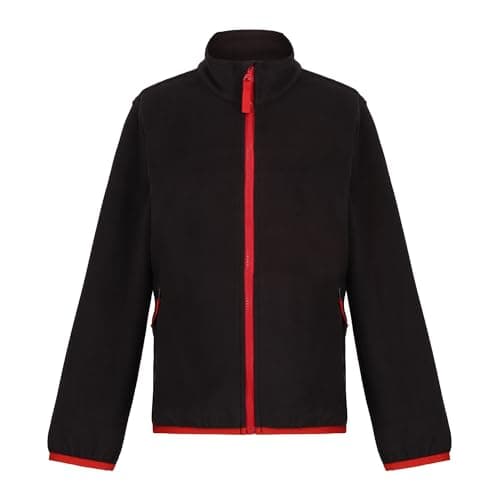 Image of Regatta Professional Boys Full Zip Micro Fleece Jacket, Black, 11-12 Years EU
