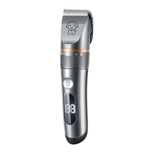 Image of Cat Clippers for Matted & Long Hair, Pet Hair Trimmer Quiet Dog Clippers Grooming Kit with Comb, Rechargeable Cordless 5 Speed Cat Shavers for Small Animals