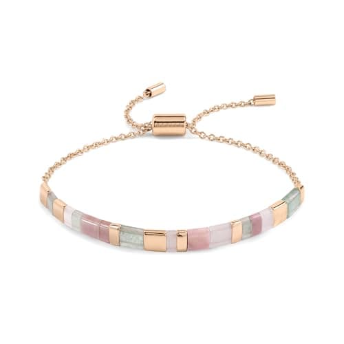 Image of RADLEY 18ct Rose Gold Semi Precious Stone Friendship Bracelet