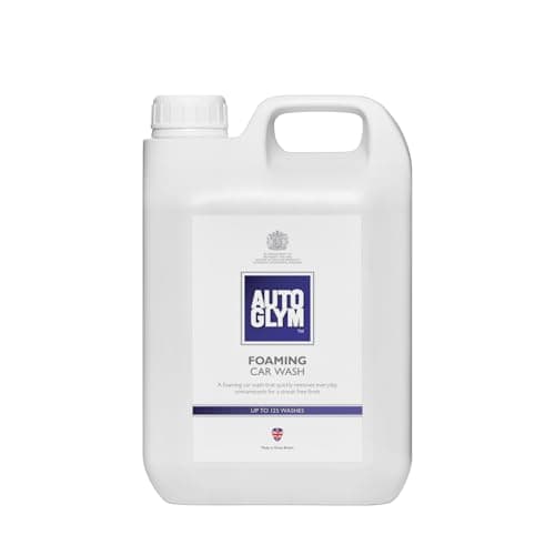 Image of Autoglym Foaming Car Wash, 2.5 Litres - High Foaming Car Shampoo For All Bodyworks - pH Neutral, 125 Washes and Wax Safe Formula for Cleaning Car Exterior - Concentrated Car Wash Soap