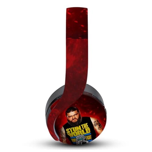 Image of Head Case Designs Officially Licensed WWE Kevin Owens Superstars And Legends 2 Vinyl Sticker Skin Decal Cover Compatible With Sony PlayStation PS Pulse 3D Headset