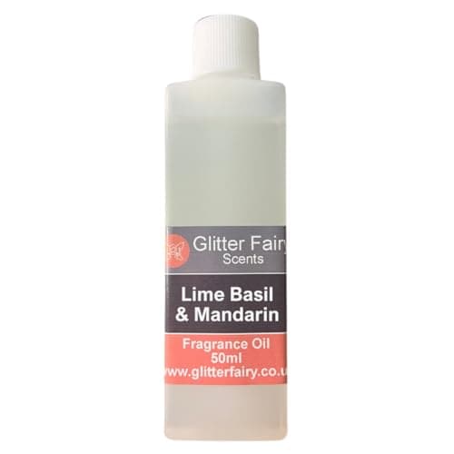 Image of Lime Basil & Mandarin Fragrance Oil - 50ml Bottle - Perfect for Wax Melts, Home Diffuser, Oil Burner, Soap Making, Candles, Bath Bombs, Perfume Scents, UK Manufactured