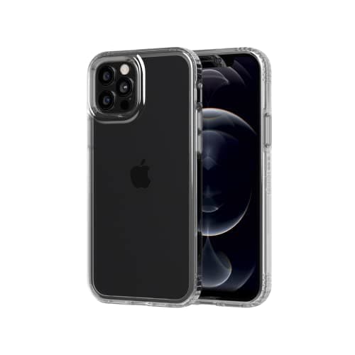 Image of tech21 Evo Clear for Apple iPhone 12 Pro Max 5G - Germ Fighting Antimicrobial Phone Case with 3 Meter Drop Protection - 6.68 inches
