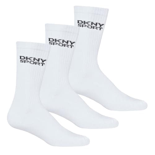 Image of DKNY Mens Radde Socks, White, 7-11 UK
