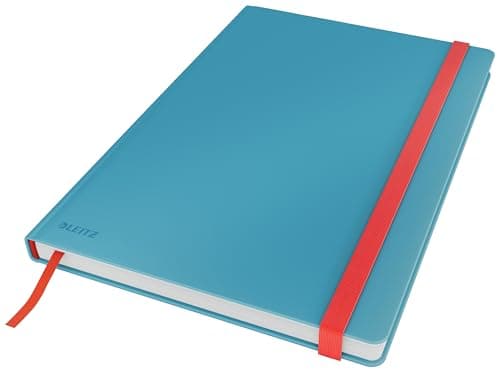 Image of Leitz Large (B5) Ruled Hardcover Notebook, 80 Sheet, Cosy Range, Calm Blue, 44830061