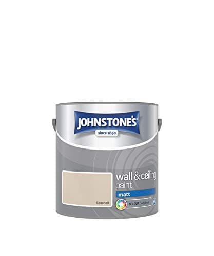 Image of Johnstone's Wall and Ceiling Matt Emulsion Paint - Seashell 2.5L