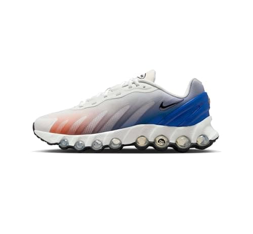 Image of NIKE Air Max Dn8 Men's Trainers IM7405 (Summit White/Safety Orange/Game Royal 100) UK 8.5 (EU 43)