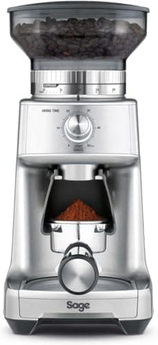 Image of Sage - The Dose Control Pro - Precision Coffee Grinder, 60 Grind Settings - 340g Coffee Bean Capacity, with Timer - Overheat Protection - Silver