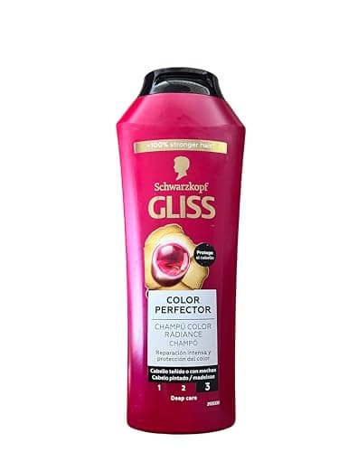 Image of Schwarzkopf Gliss – Ultimate Colour Shampoo – For Color-Treated Hair or with Wicks – 3 x 250 ml