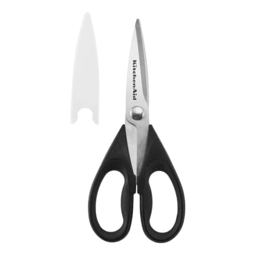 Image of KitchenAid KE351OHOBA All Purpose Kitchen Shears, Stainless Steel, Black