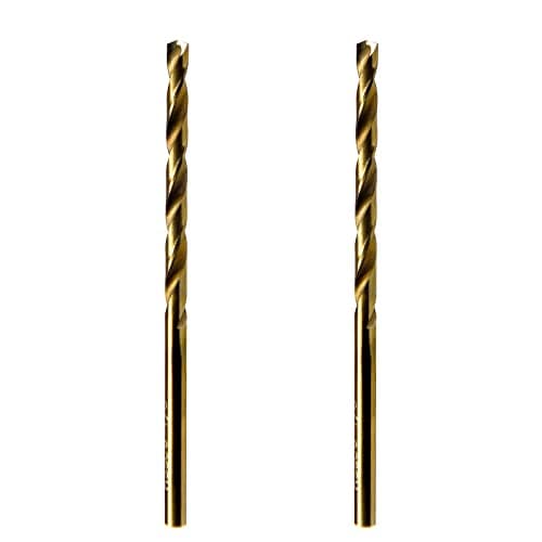 Image of MAXTOOL No. 14 Dia 0.182" Wire Gauge 2pcs Jobber Twist Drill Bits HSS M35 5% Cobalt; JBN35G10R14P2