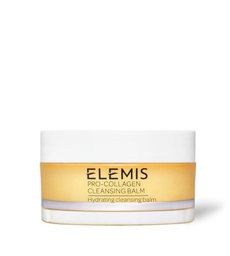 Image of ELEMIS Pro-Collagen Cleansing Balm, 3in1 Melting Facial Cleanser for Deep Cleansing Wash, Infused with 9 Nourishing Essential Oils, Daily Moisturising Makeup Remover for Clean, Glowing Skin, 50gr