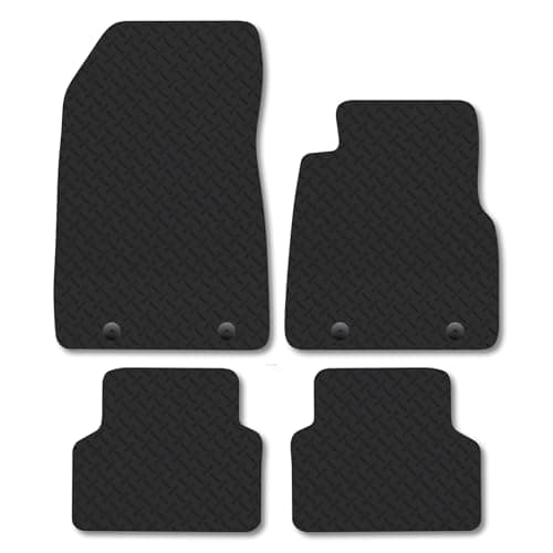 Image of Mini Aceman (2024+) 5mm Rubber Car Mats Compatible Premium Durable Tailored Fit Heavy-Duty Floor Mats Set Accessory Waterproof Durable Custom Fit Water Resistant Easy-Clean