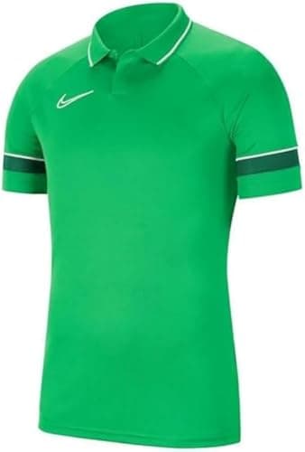 Image of Nike Mens Dri-fit Academy Polo Shirt, Lt Green Spark/White, S EU
