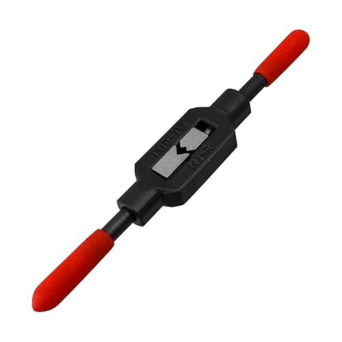 Image of Bestgle Adjustable Tap Wrench Handle for 1/16"-1/4" / Metric M1-M8 Taps, Thread Tap Holder Reamer Wrench Tapping Hand Tool for Screw Tapping and Repair
