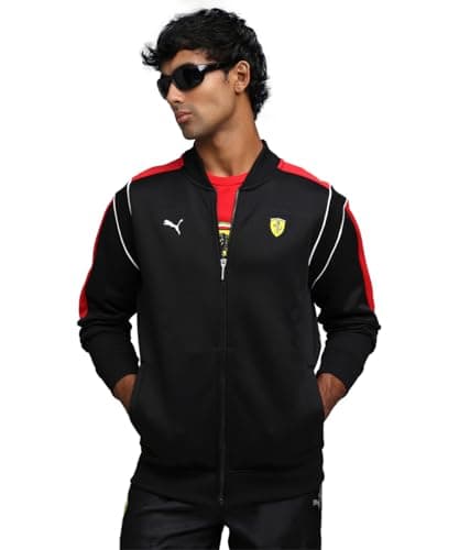 Image of PUMA Scuderia Ferrari Mens MT7 Track Jacket Black M