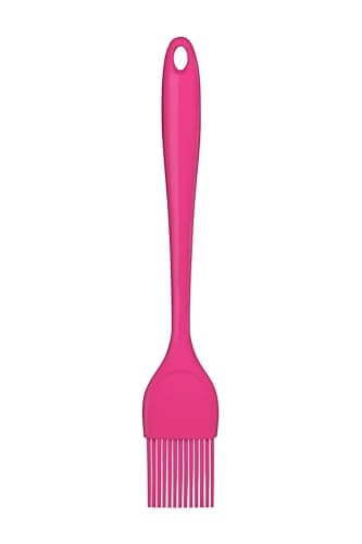 Image of Premier Housewares Peony Silicone Pastry Brush, Heat Resistant Basting Brush, Non-Stick Cooking & Oil Brush for Baking, BBQ and Kitchen Use 34cm