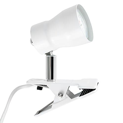 Image of MiniSun | Clamp On Desk Lamp in a Gloss White Finish | Clip Lights, Home Décor & Improvement Essential